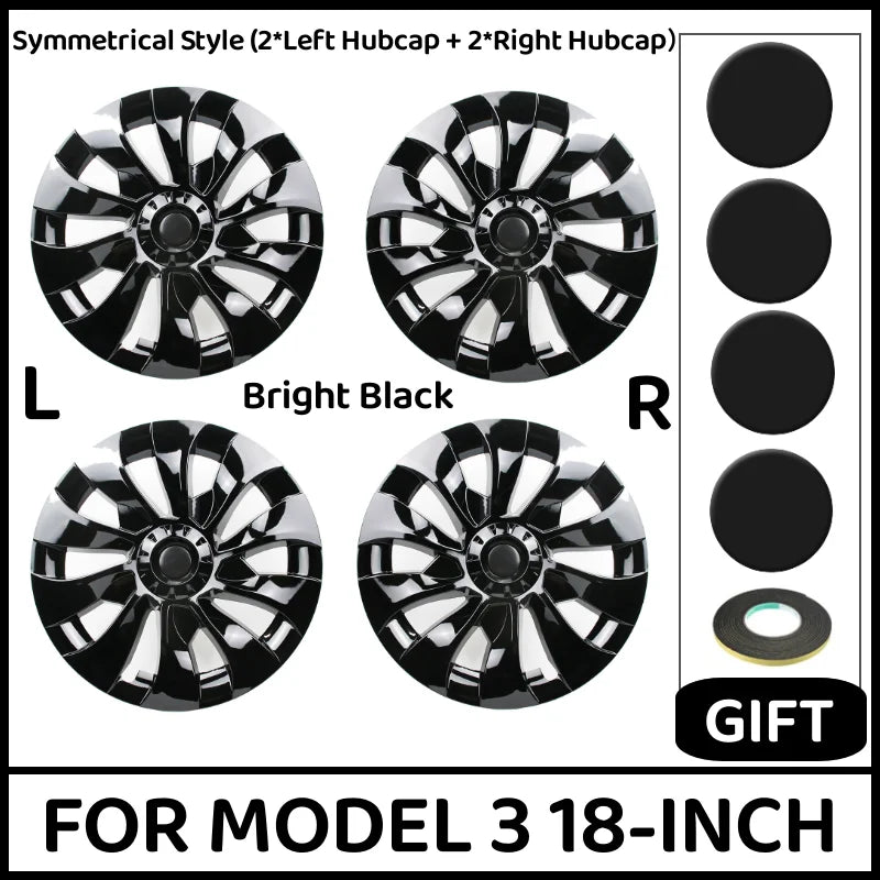 4PCS 18" Wheel covers Tesla Model 3