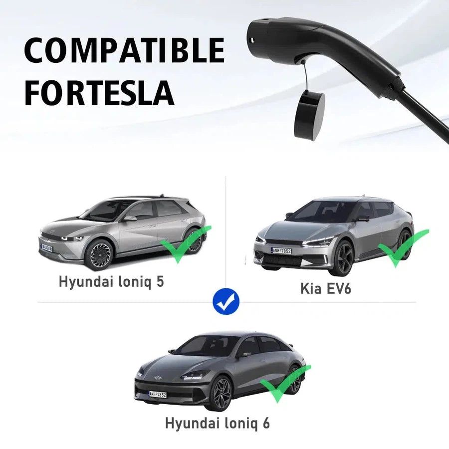 5m Type 2 Plug - Open Wire For EV Charger