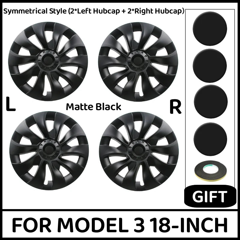 4PCS 18" Wheel covers Tesla Model 3