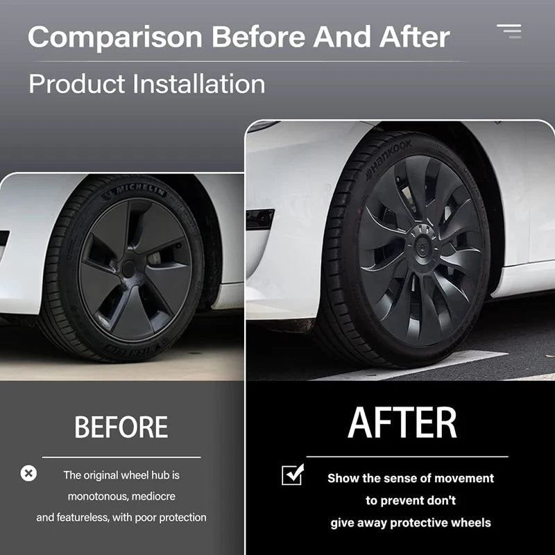 4PCS 18" Wheel covers Tesla Model 3