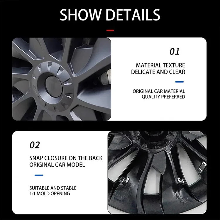 4PCS 18" Wheel covers Tesla Model 3