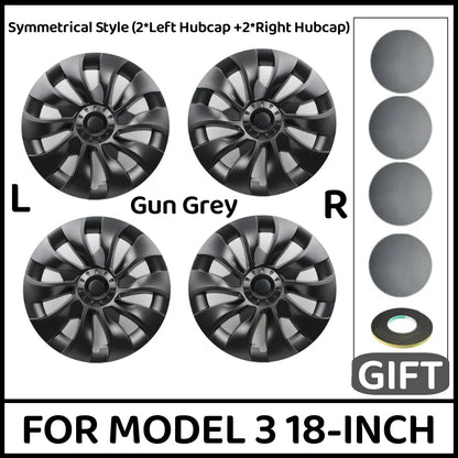 4PCS 18" Wheel covers Tesla Model 3