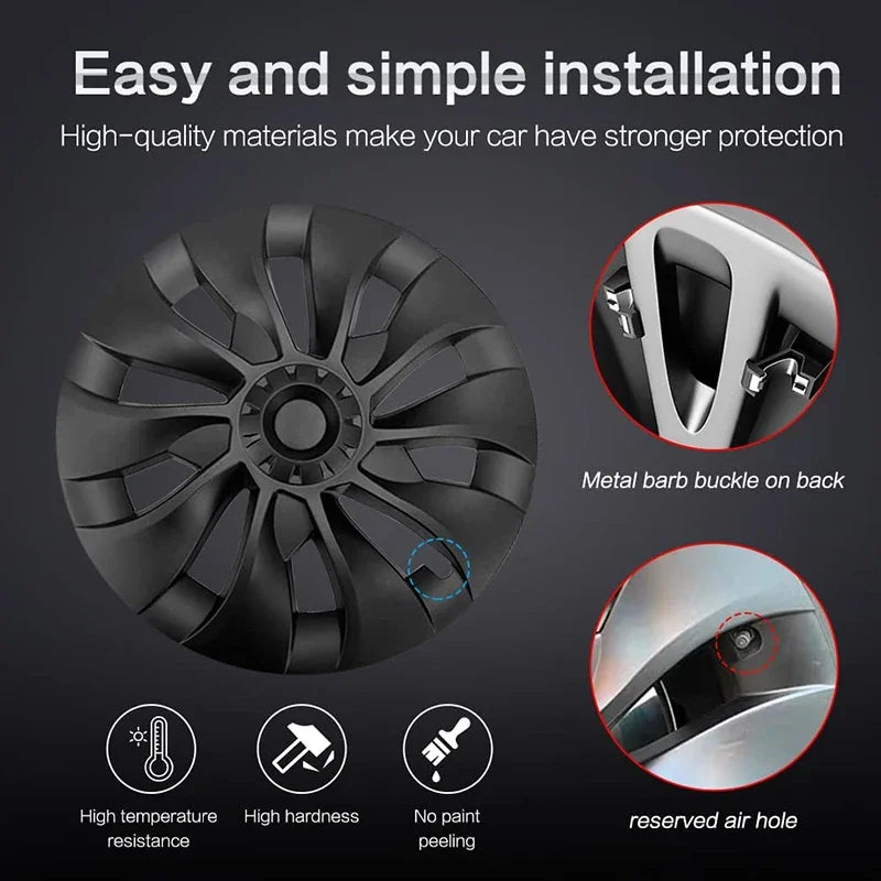 4PCS 18" Wheel covers Tesla Model 3