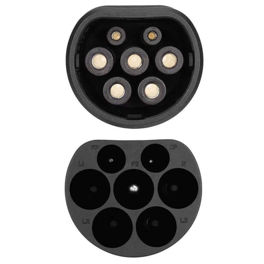 Teschev 16A/32A 11kW Type to Type2 EV Charging Charging Cable IEC 62196-2 Charger For PHEV Electric Vehicles In Public Station